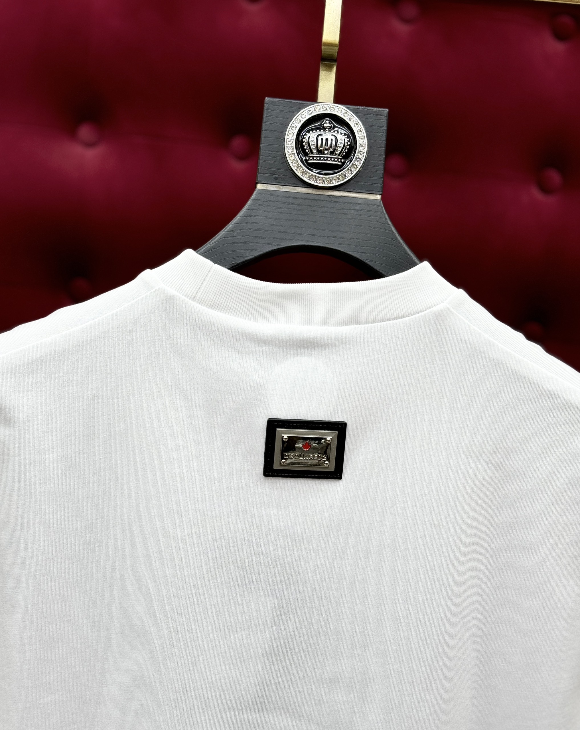 Áo phông T-shirt Dsquared2 DSQ2 họa tiết logo Icon kẻ ô Like Auth on web CD